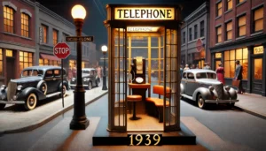 1939s outdoor phone booth