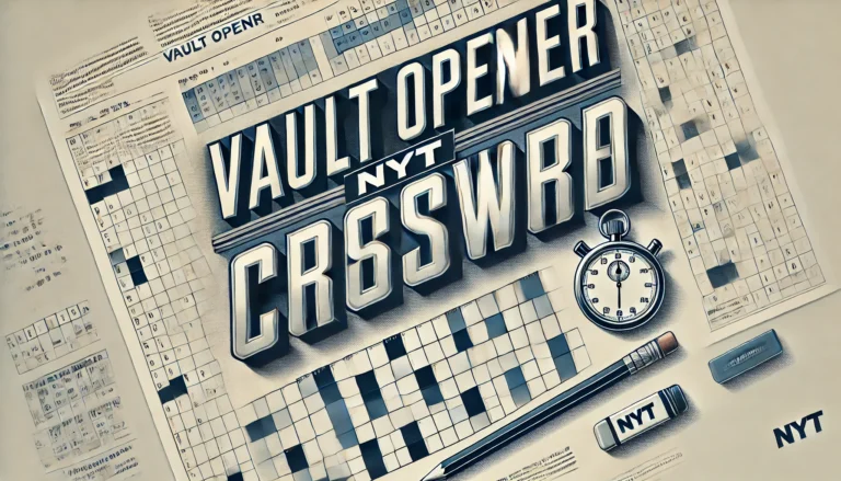 Vault Opener NYT Crossword: Your Guide to Solving It