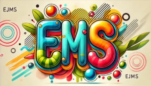 EJMS in Bubble Letter