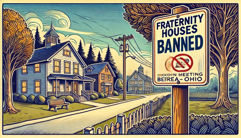 Berea Ohio Bans Fraternity Houses: What You Need to Know